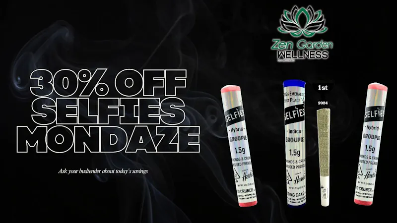 Zen Garden Wellness Selfies 30% Off Mondays