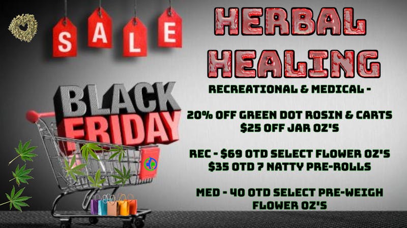 Herbal Healing - Fillmore St Green Friday Deals!!