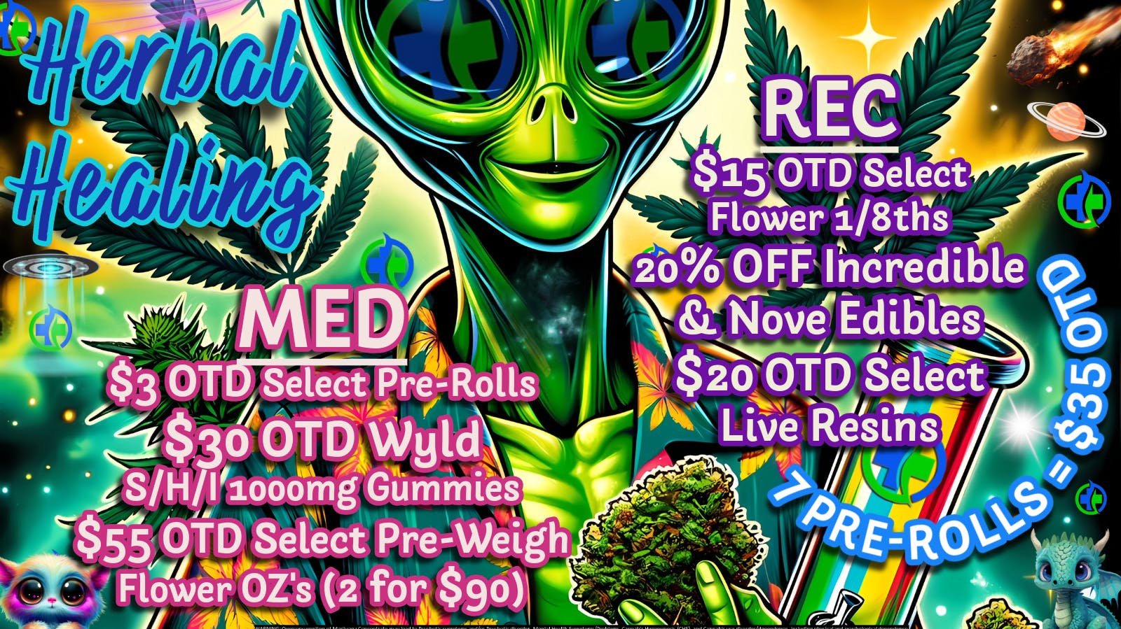 Herbal Healing - Fillmore St Out of This World Deals!!