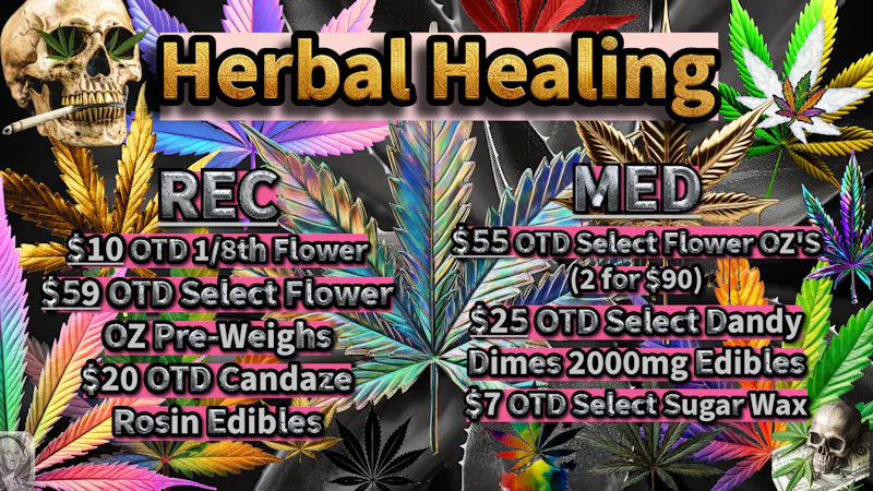 Herbal Healing - Fillmore St Crazy Low New Prices!!