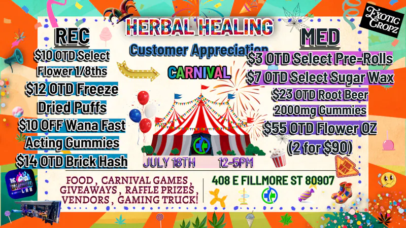 Herbal Healing - Fillmore St Fresh Deals Just Dropped!!