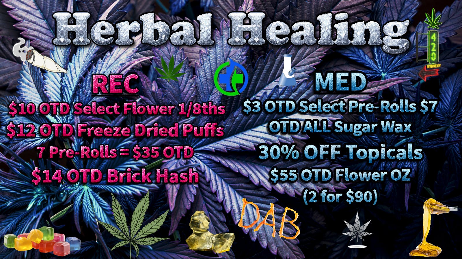 Herbal Healing - Fillmore St Fire Deals, Low Cost!!