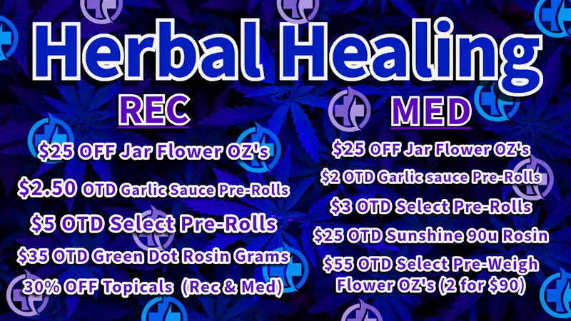Herbal Healing Blazin' Bargains!!