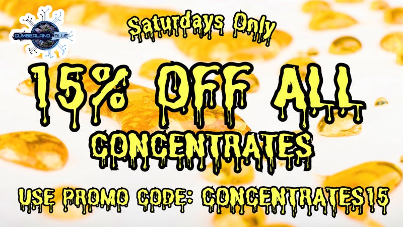 Cumberland Blues Delivery - Moreno Valley 15% OFF All Concentrates