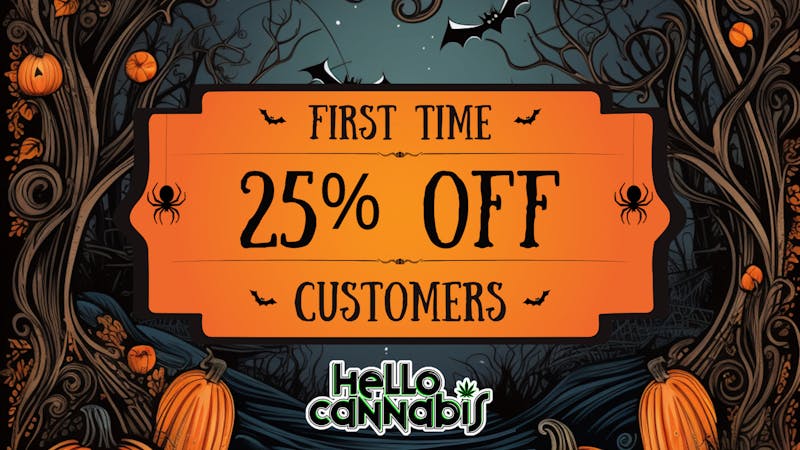 Hello Cannabis - Vista 25% OFF First Time Customers