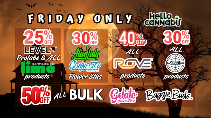 Hello Cannabis - Vista 40% OFF Rove, 30% OFF Alien Labs/Connected & more
