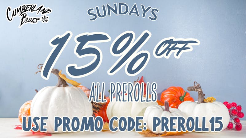 Cumberland Blues Delivery - Temecula 15% OFF ALL PREROLLS