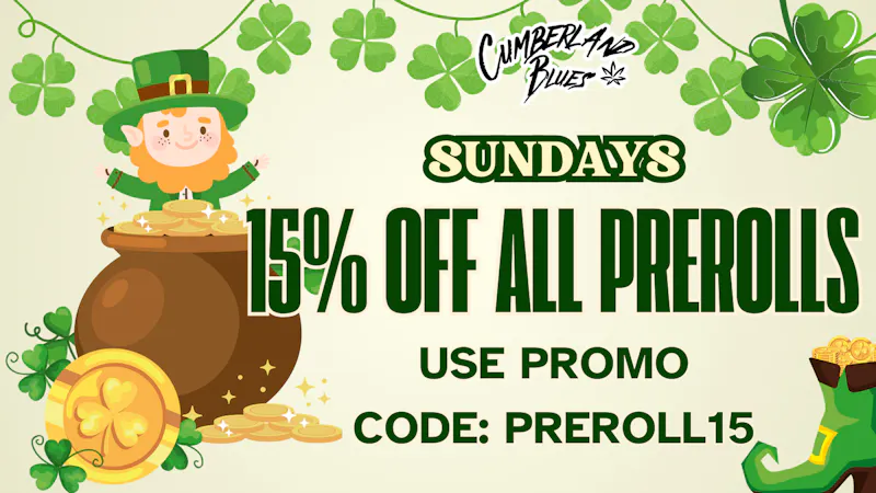 Cumberland Blues Delivery - Menifee 15% OFF ALL PREROLLS