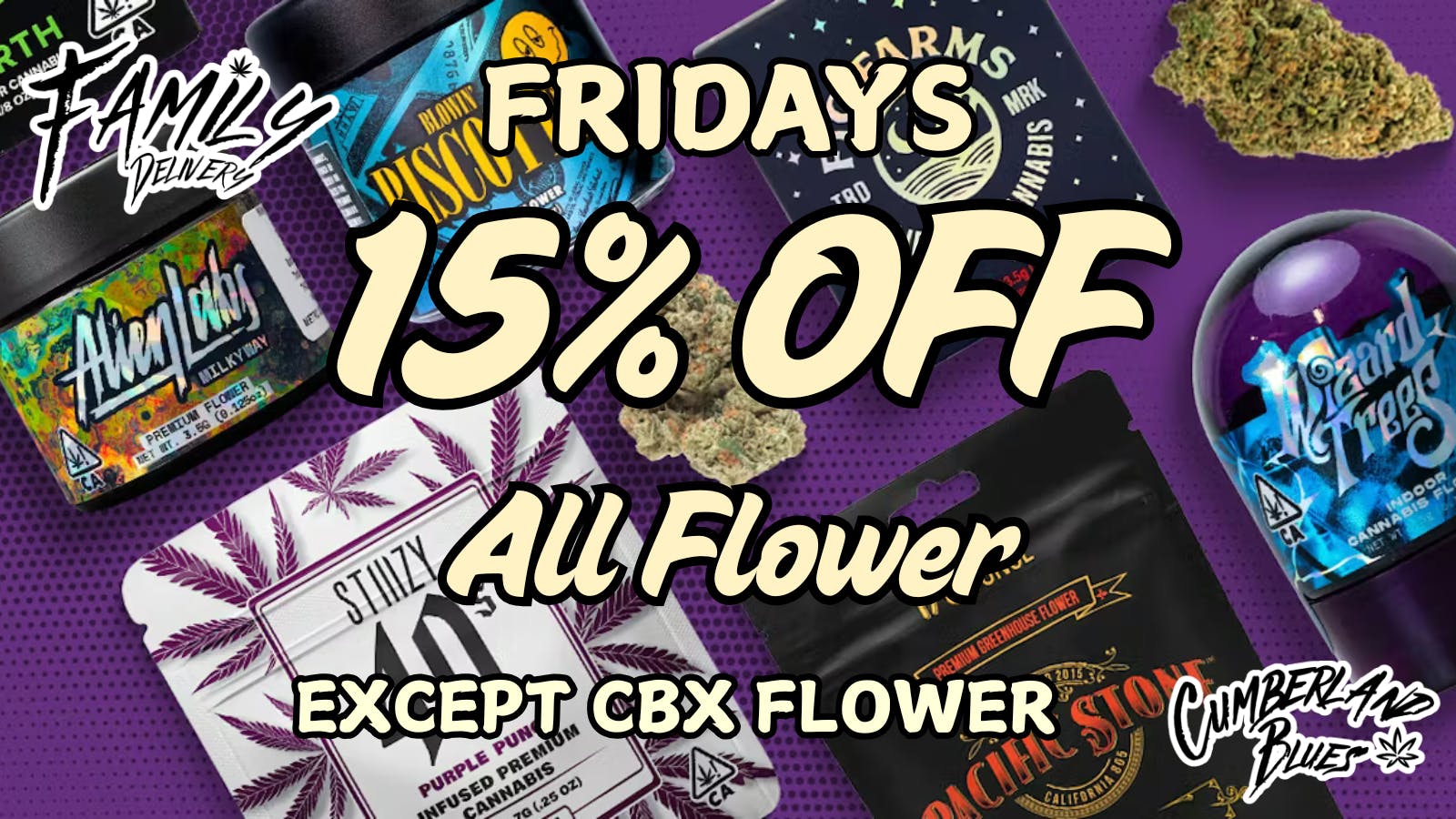 Cumberland Blues Delivery - Corona 15% OFF ALL FLOWER