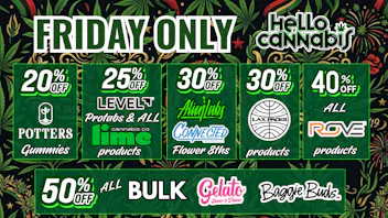 Hello Cannabis - Vista 40% OFF Rove, 30% OFF Alien Labs/Connected & more