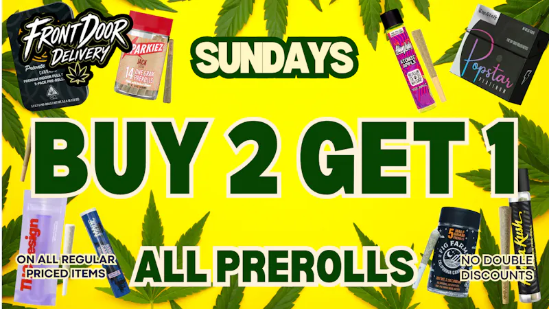 Front Door Enterprises - Temecula Buy 2 Get 1 on ALL Prerolls
