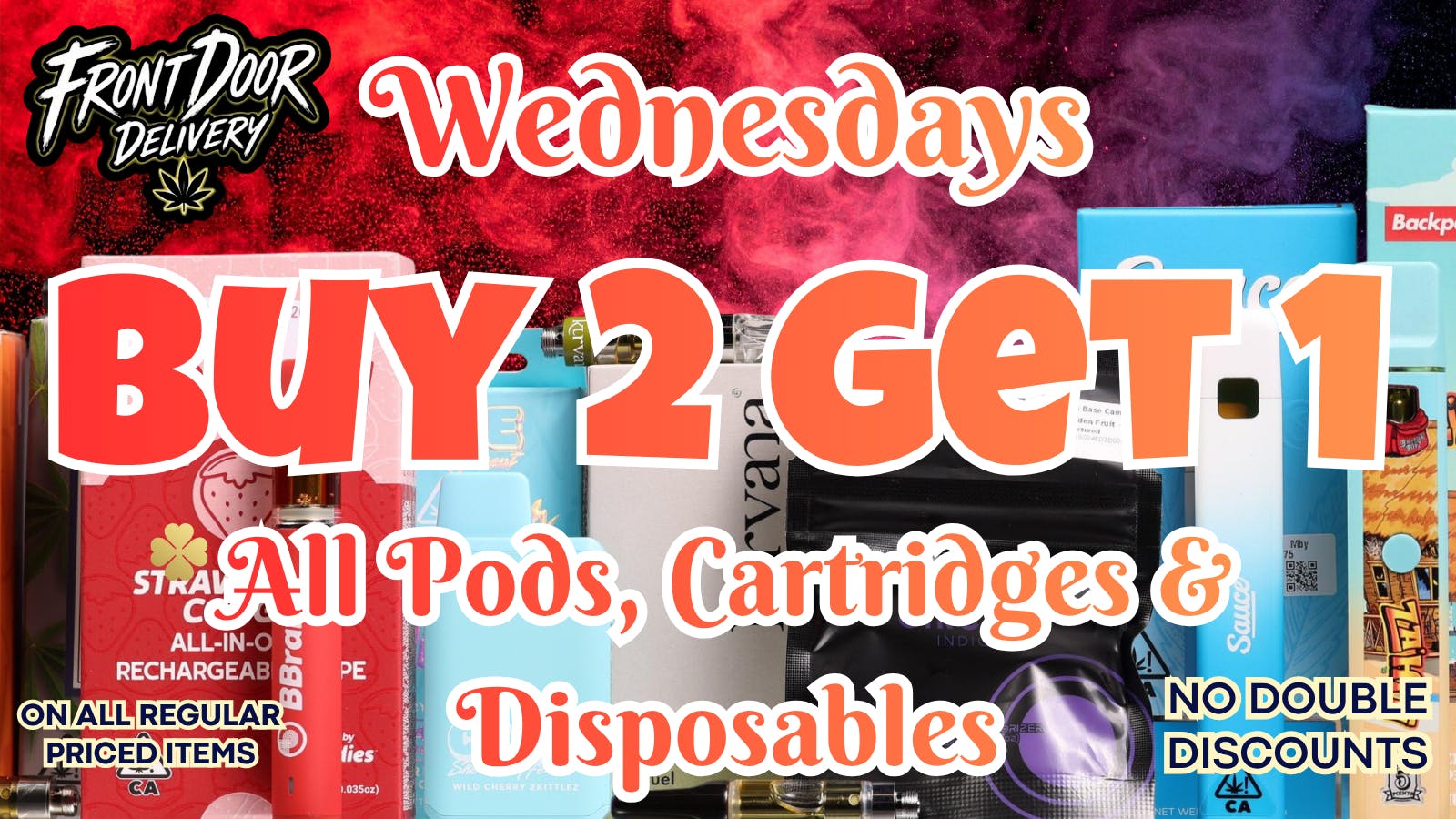 Front Door Enterprises - Riverside Buy 2 Get 1 on ALL Vapes