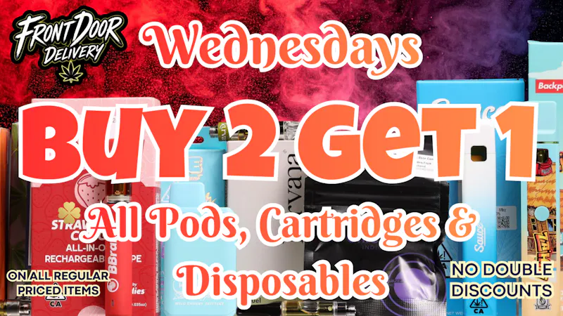 Front Door Enterprises - Moreno Valley Buy 2 Get 1 on ALL Vapes
