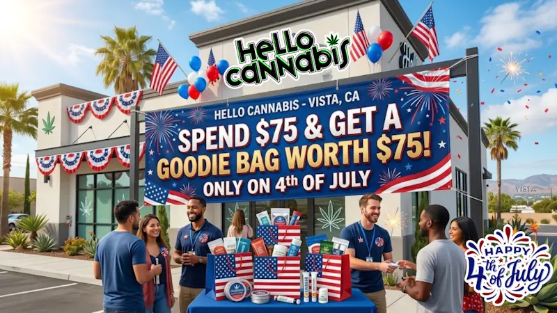 Hello Cannabis - Vista Spend $75 Get $75