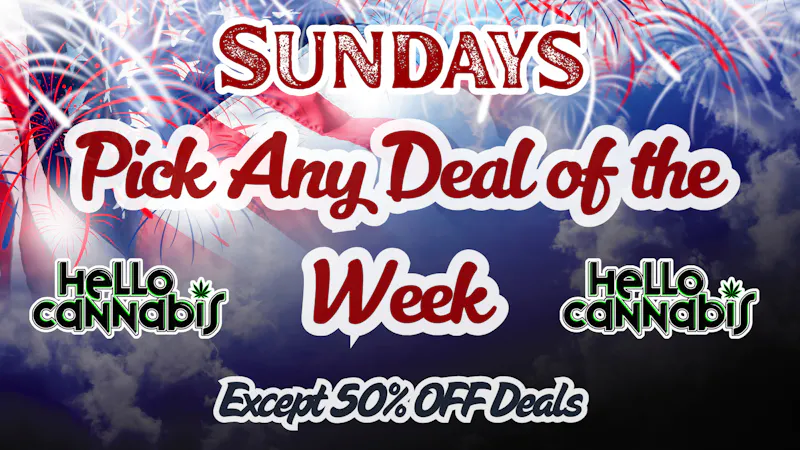 Hello Cannabis - Vista Pick A Deal Any Deal