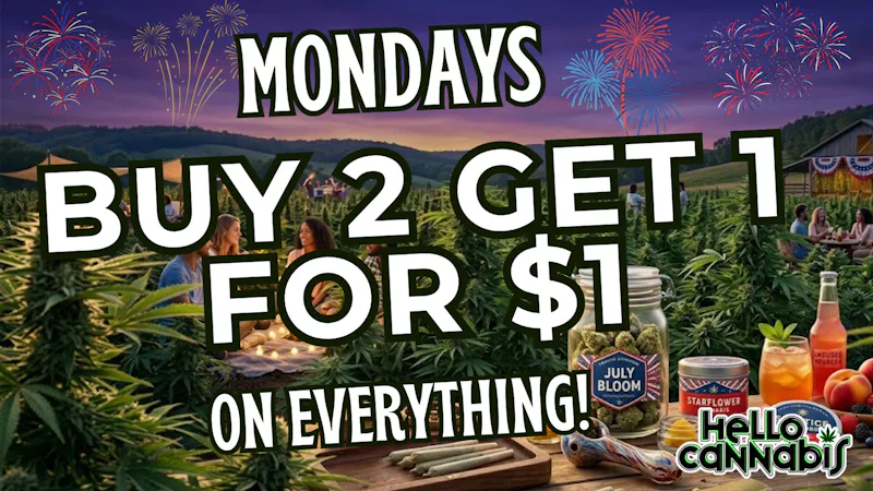 Hello Cannabis - Vista Buy 2 Get 1 on EVERYTHING!