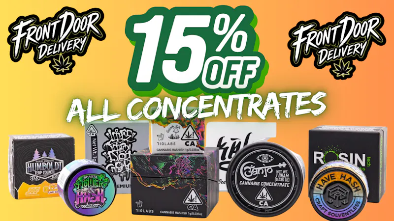Front Door Enterprises - Murrieta 15% OFF ALL CONCENTRATES