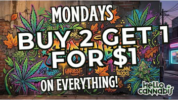 Hello Cannabis - Vista Buy 2 Get 1 on EVERYTHING!