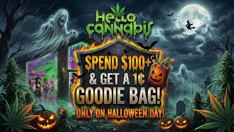 Hello Cannabis - Vista Spend $100+ Get a 1¢ Goodie Bag