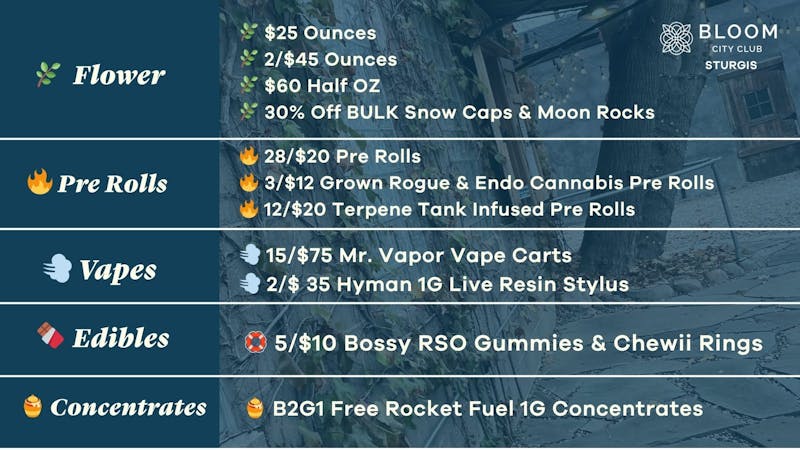 Bloom City Club Sturgis 🌸 EVERYTHING is Better at Bloom 👀💰