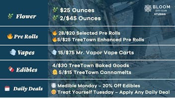 Bloom City Club Sturgis 🦃 Get Ready to be Stuffed & Stoned 🌿💨