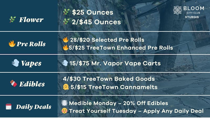 Bloom City Club Sturgis 🦃 Get Ready to be Stuffed & Stoned 🌿💨