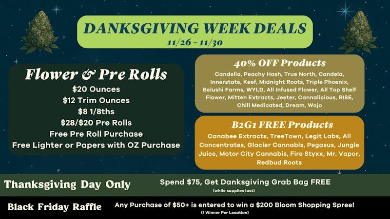 Bloom City Club Sturgis 🦃 Let the Danksgiving Festivities Begin! 🍰