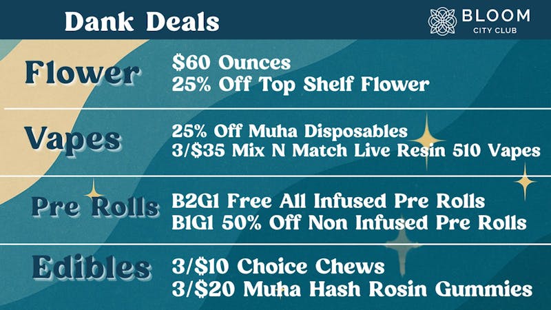 Bloom City Club Sturgis 🪩✨ NEW YEAR ✨🪩 NEW DEALS