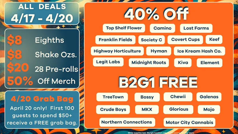 Bloom City Club Sturgis 🔥 Celebrate 420 NOW at Bloom! 🔥