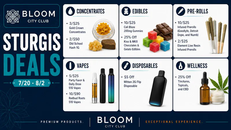 Bloom City Club Sturgis ☀️ Summer Savings at Bloom are HOT 🥵