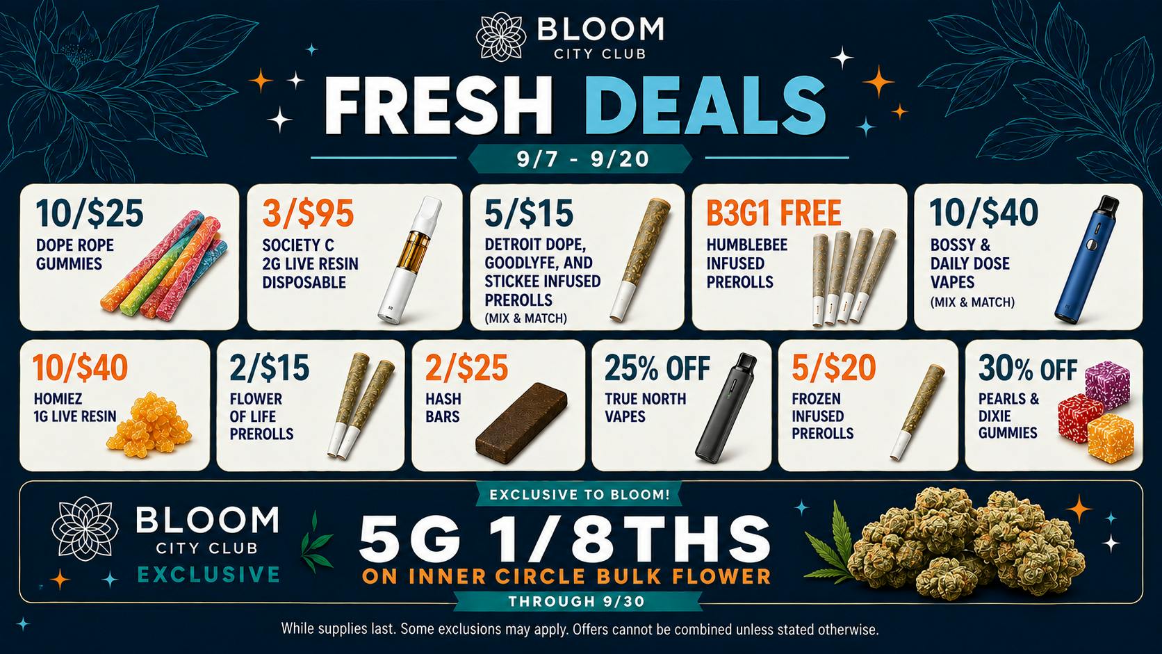 Bloom City Club Sturgis 🌿 Join the INNER CIRCLE at Bloom 🌿💨