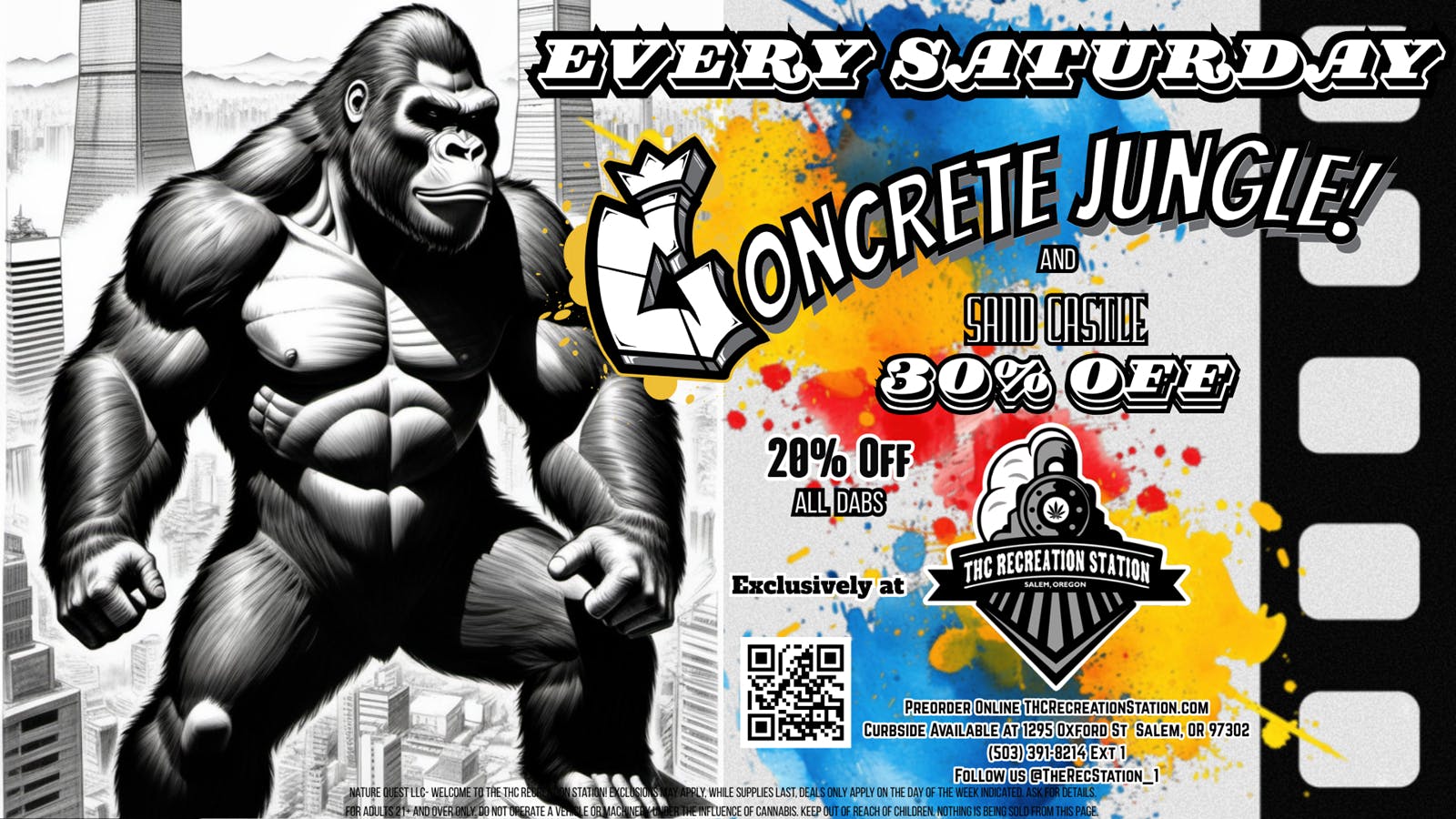 THC Recreation Station Salem Concrete Jungle & Sand Castle!