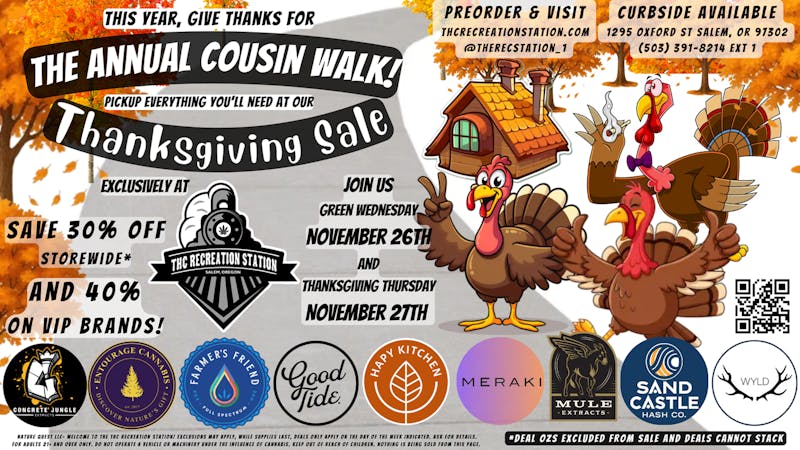 THC Recreation Station Salem Green Wednesday Saves You On Your Greenbacks!