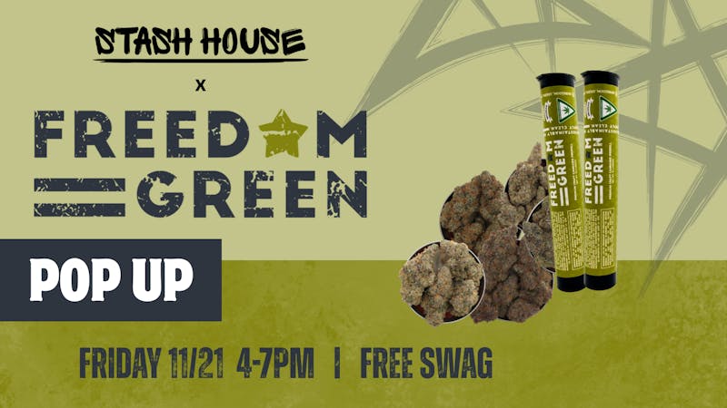 Stash House Freedom Green Pop Up