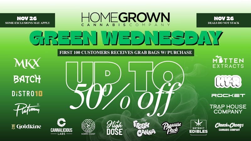 Homegrown : Lansing Green Wednesday Deals