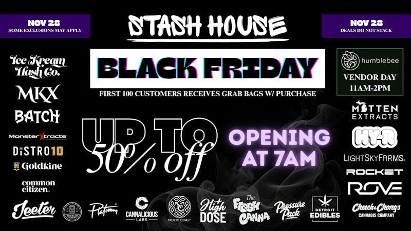 Stash House Black Friday Deals