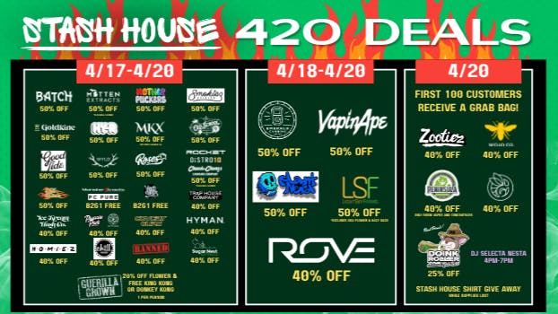 Stash House Stashhouse 420 Deals