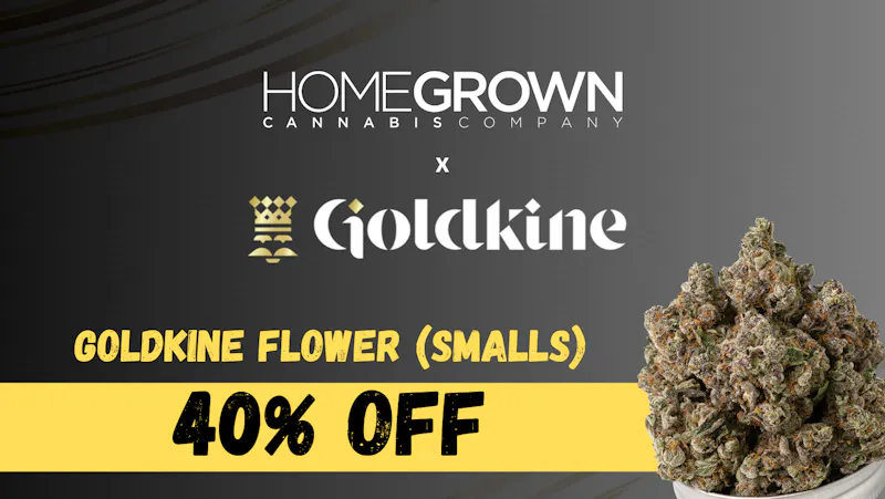Homegrown : Lansing 40% Off Goldkine Flower (Smalls)