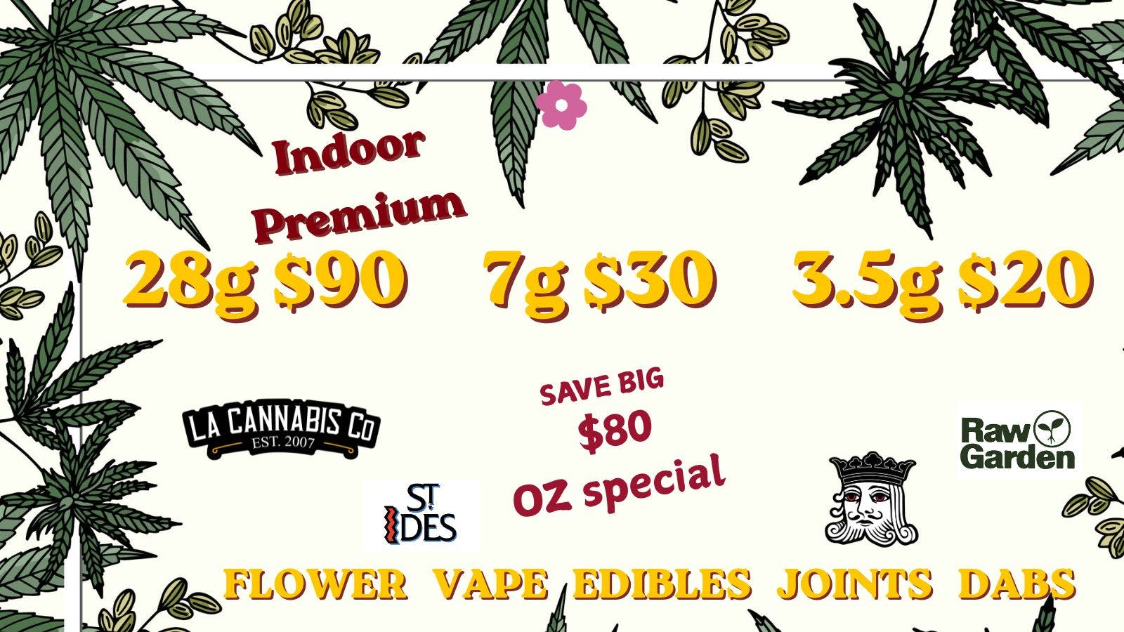 LA Cannabis Co - Los Angeles Tired of Smoking BS Buds? Try Premium for the Low