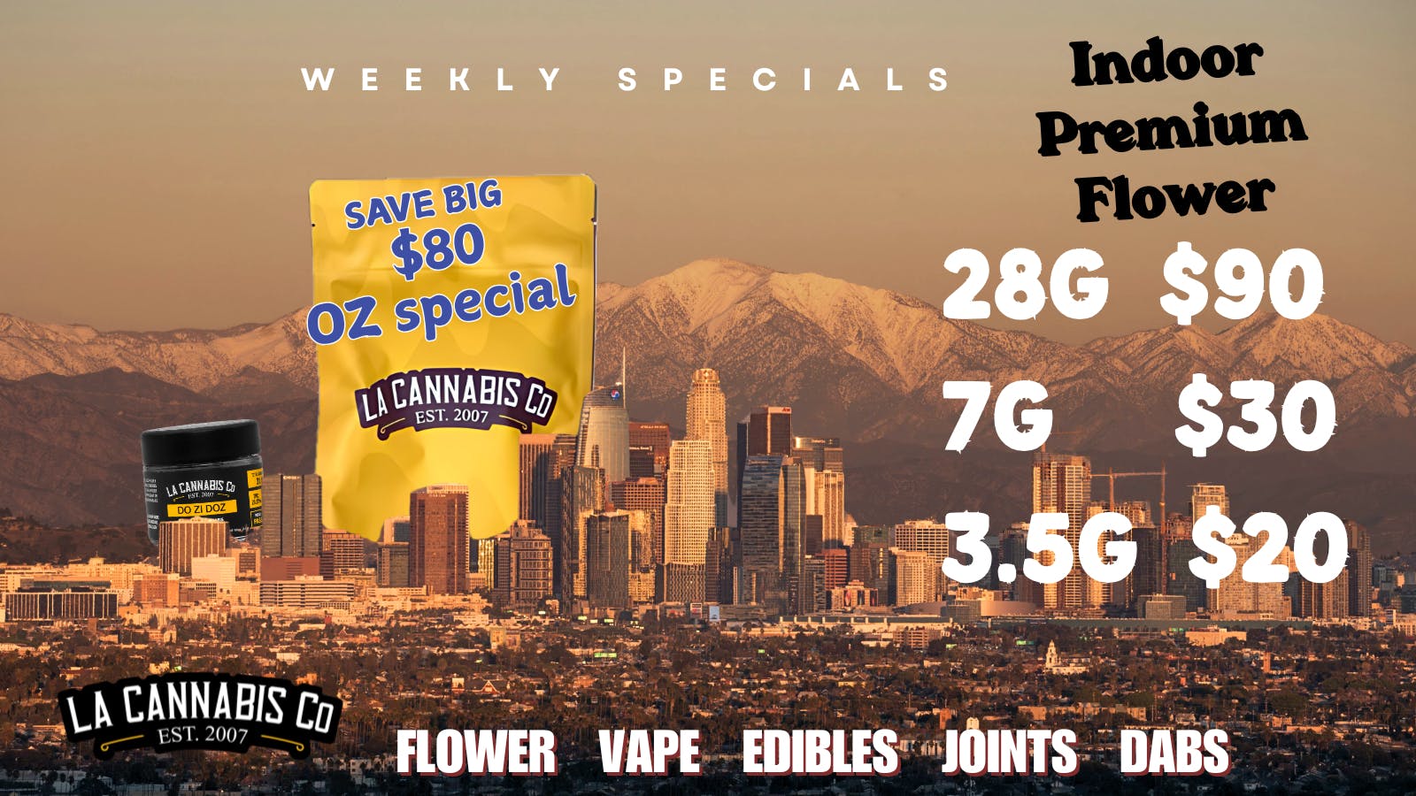 LA Cannabis Co - Los Angeles June Savings are Heating Up!