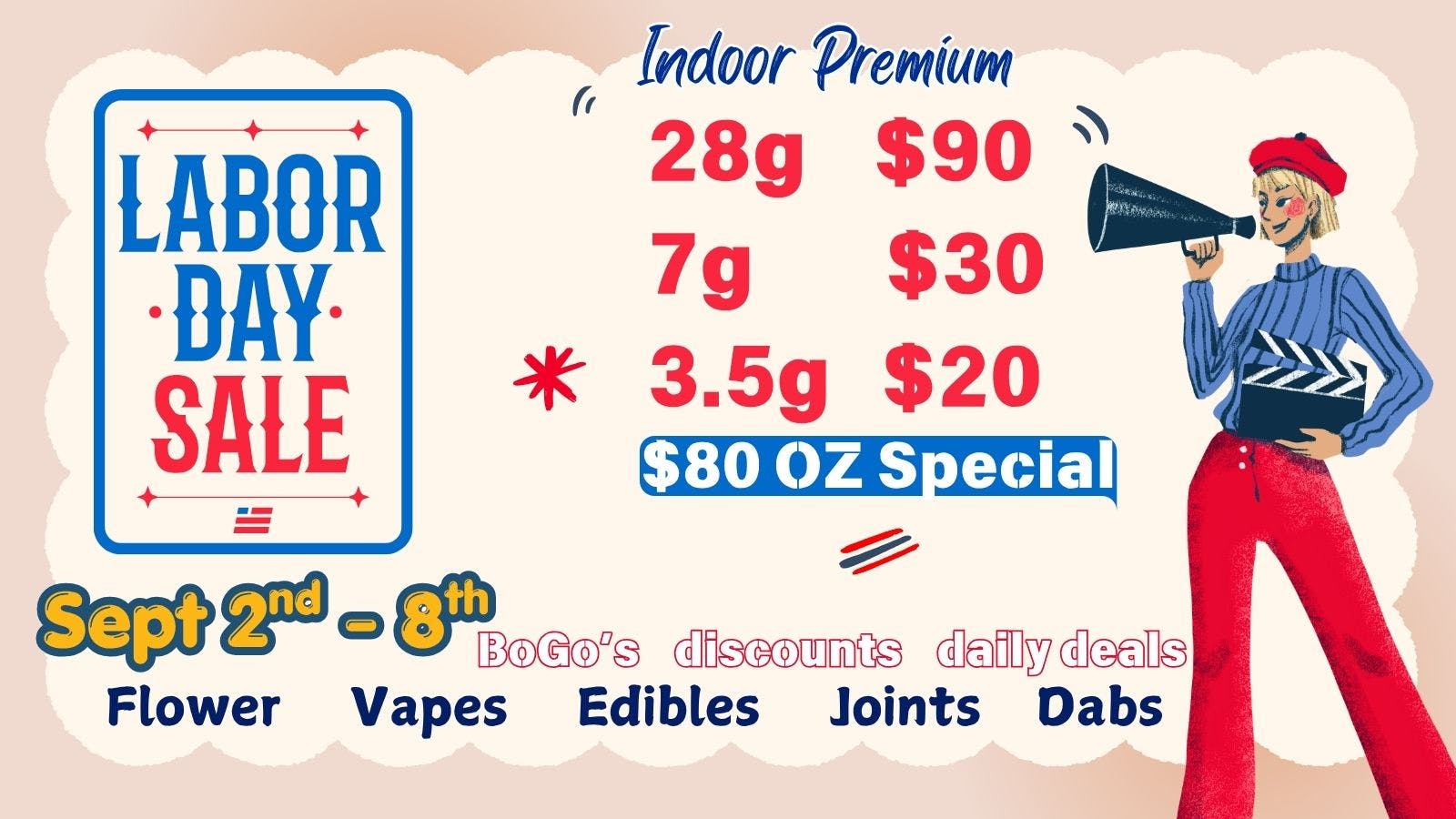 LA Cannabis Co - Los Angeles Labor Day Deals Are Here - All Week!