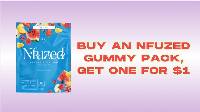 Rose Collective Cannabis & Weed Dispensary Nfuzed Gummies Buy 1 Get 1