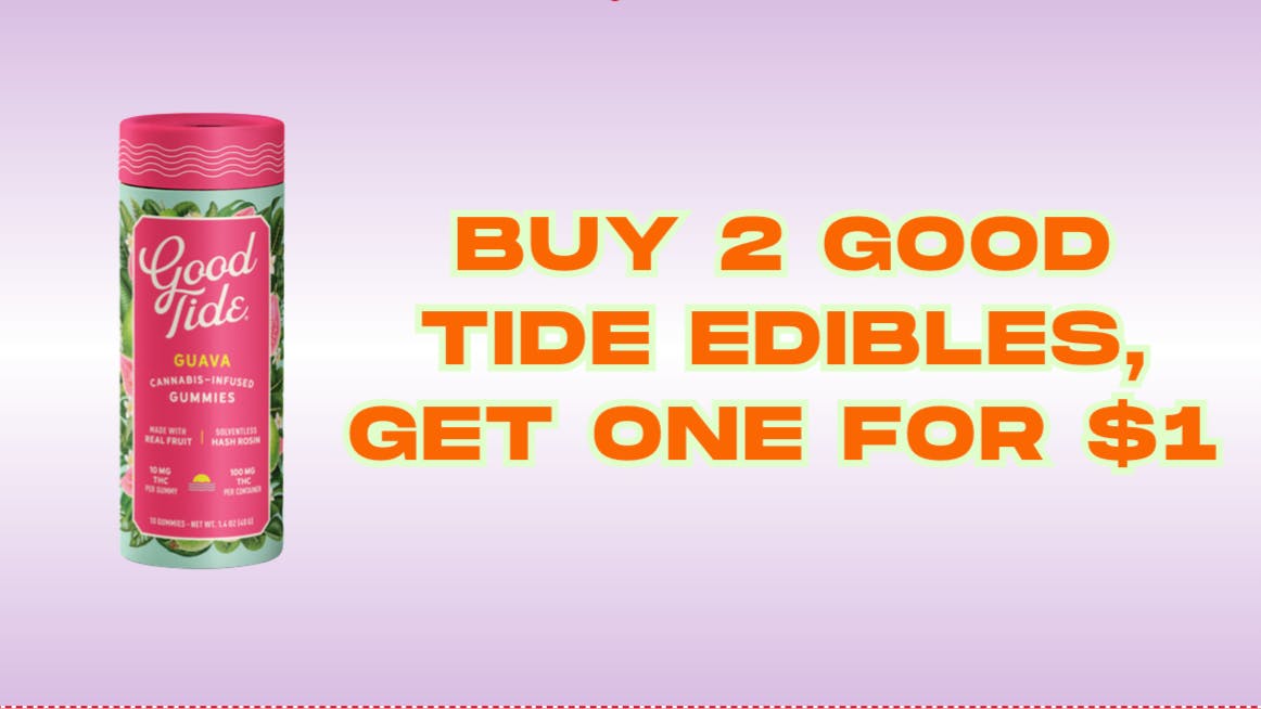 Rose Collective Cannabis & Weed Dispensary Good Tide Buy 2 Get 1