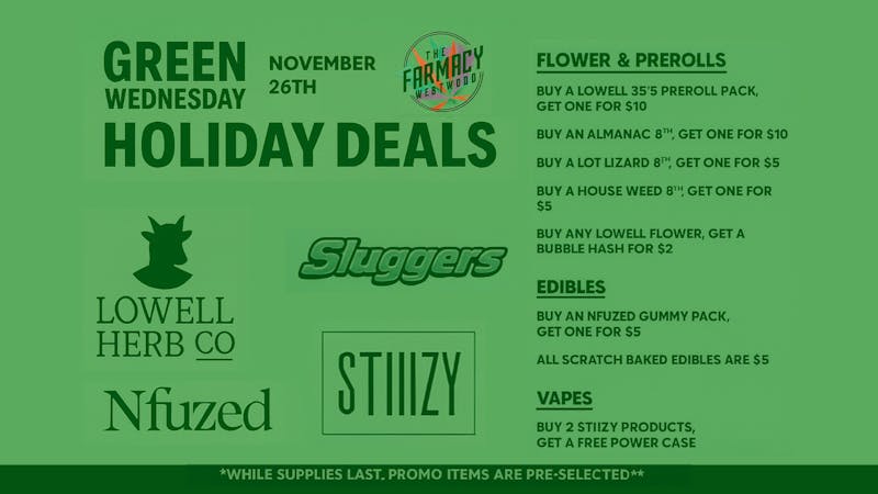 The Farmacy Westwood Green Wednesday Deals