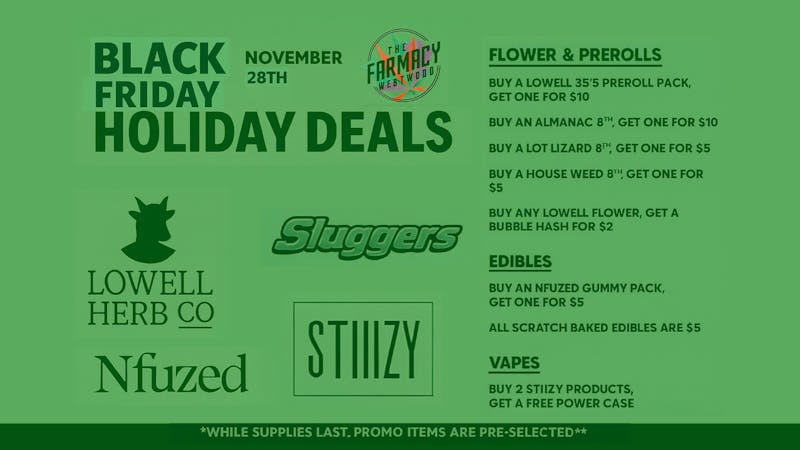 The Farmacy Westwood BLACK FRIDAY DEALS