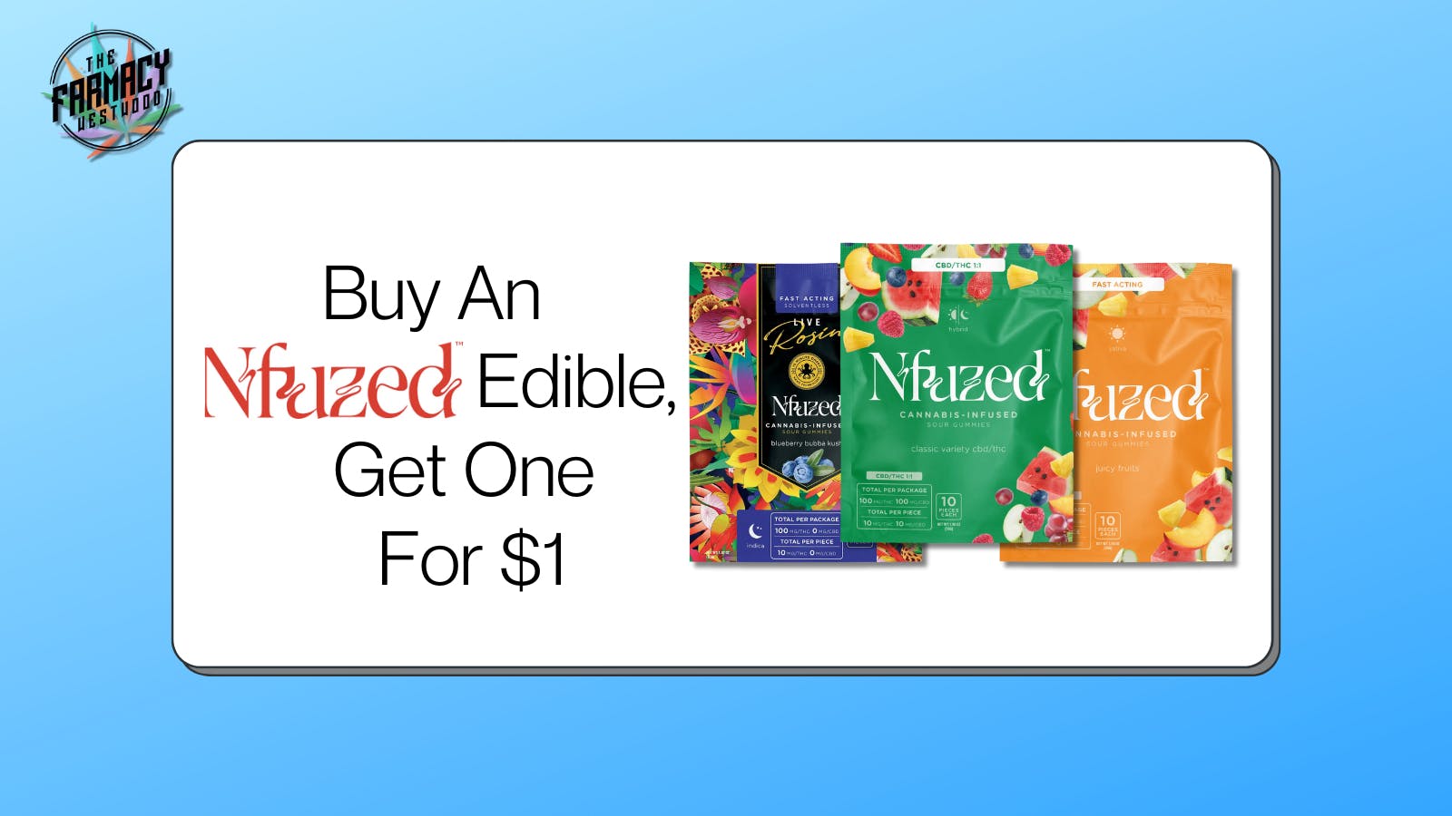 The Farmacy Westwood Nfuzed Gummies Buy 1 Get 1