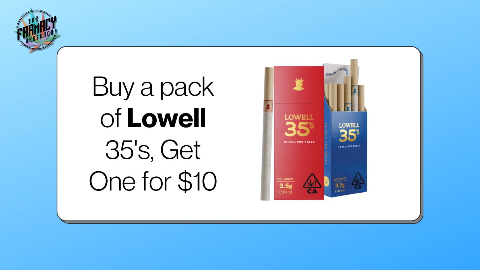 The Farmacy Westwood LOWELL 35's B1G1