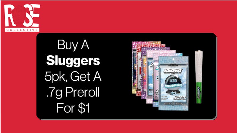 Rose Collective Cannabis & Weed Dispensary Sluggers Preroll Pack Deal