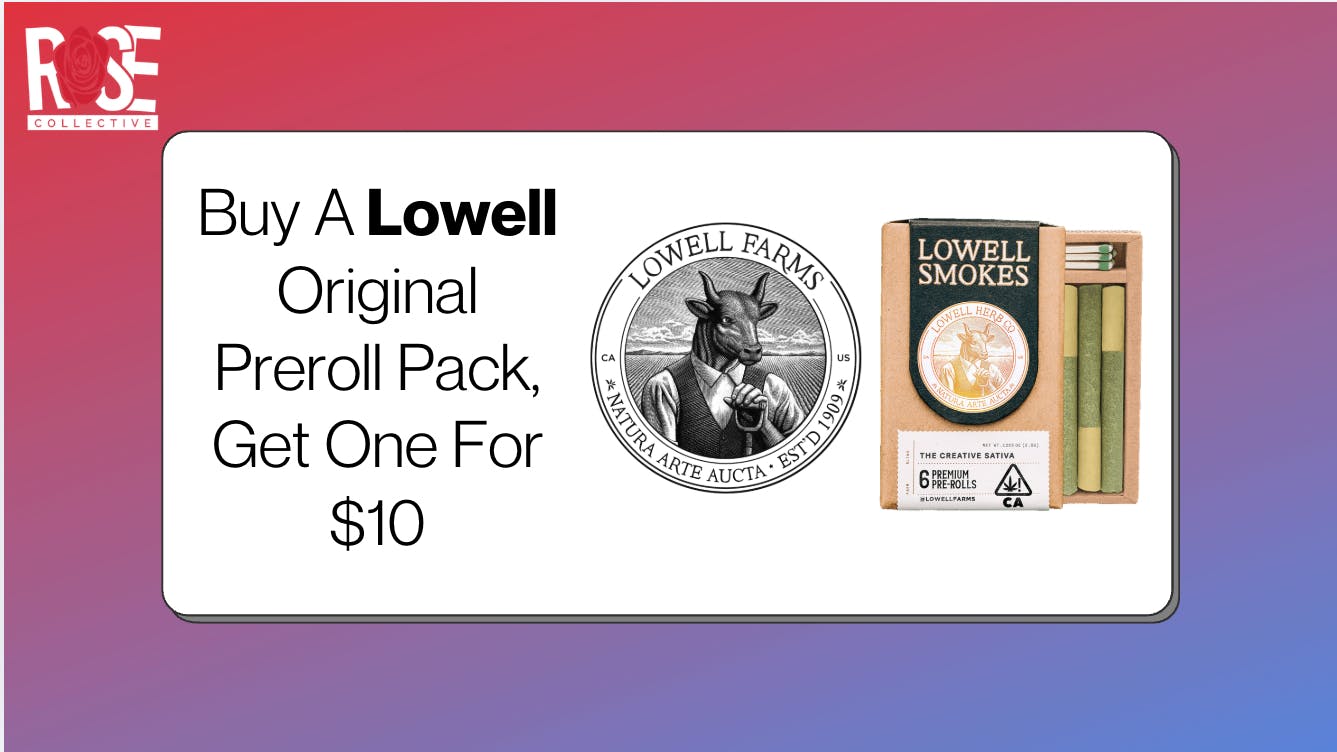 Rose Collective Cannabis & Weed Dispensary Lowell Original Preroll Pack Deal