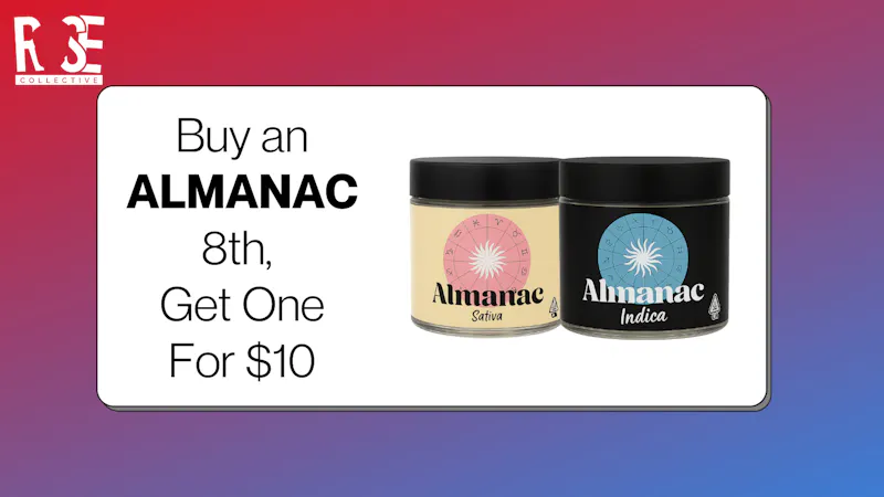 Rose Collective Cannabis & Weed Dispensary Almanac 3.5g Buy One Get One
